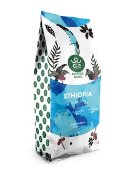 Kafijas pupiņas Coffee Guru Etiopija, 1 kg