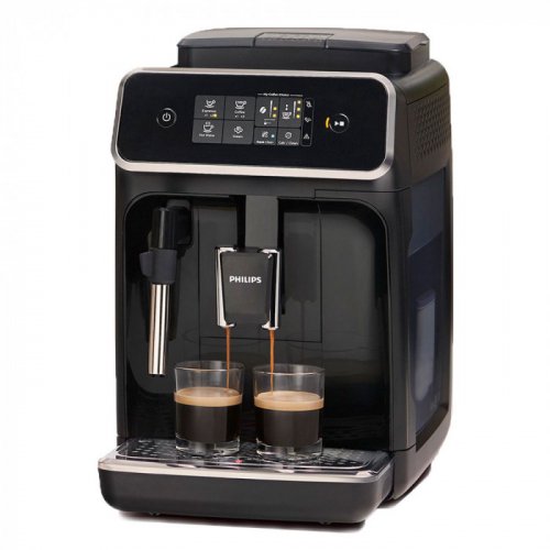 Espresso kafijas automāts ar 2 krūzēm un elektrisko interfeisu