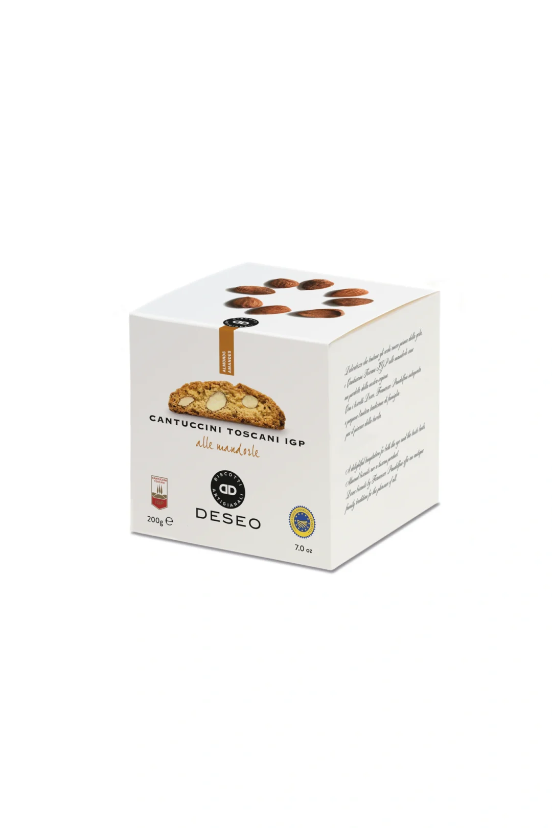 Cantuccini Toscani IGP ar mandelēm Deseo 200g